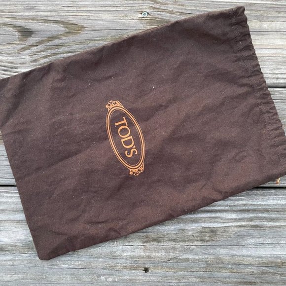 Tod's Other - TOD's Dust Bag Brown Storage Bag Draw String Bag Authentic